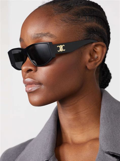 celine plastic sunglasses outfit|celine sunglasses women's.